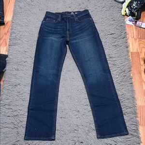 George Men's Deep Indigo Straight Jeans